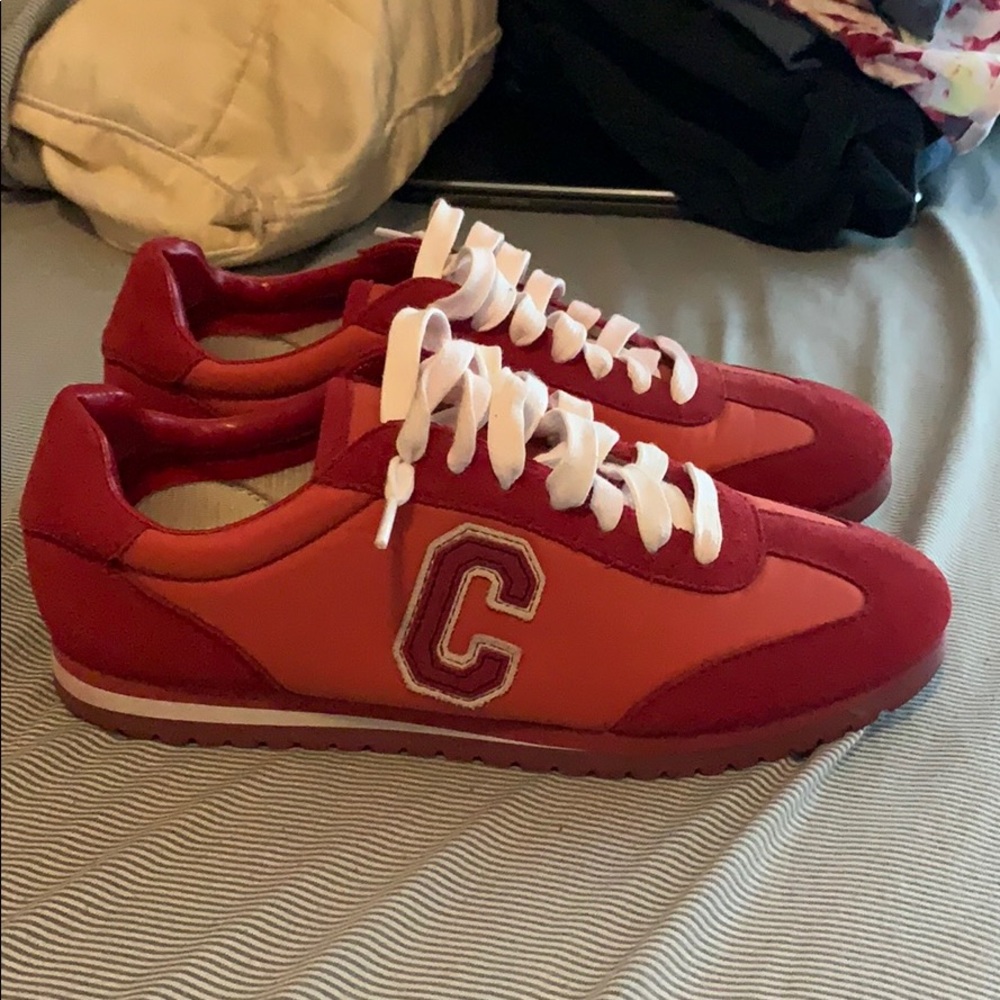 Adorable red Coach shoes!